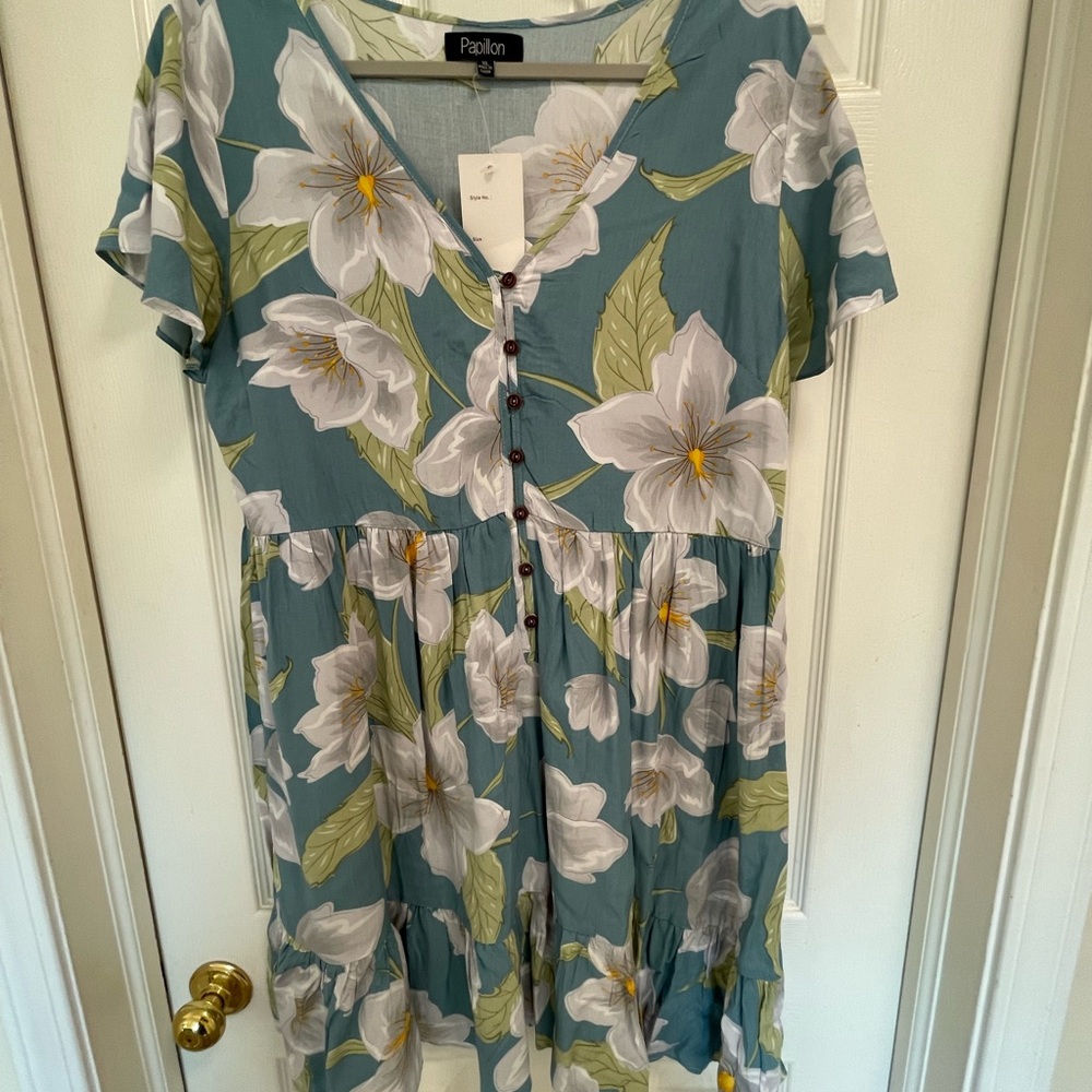 Floral Button-Down Dress